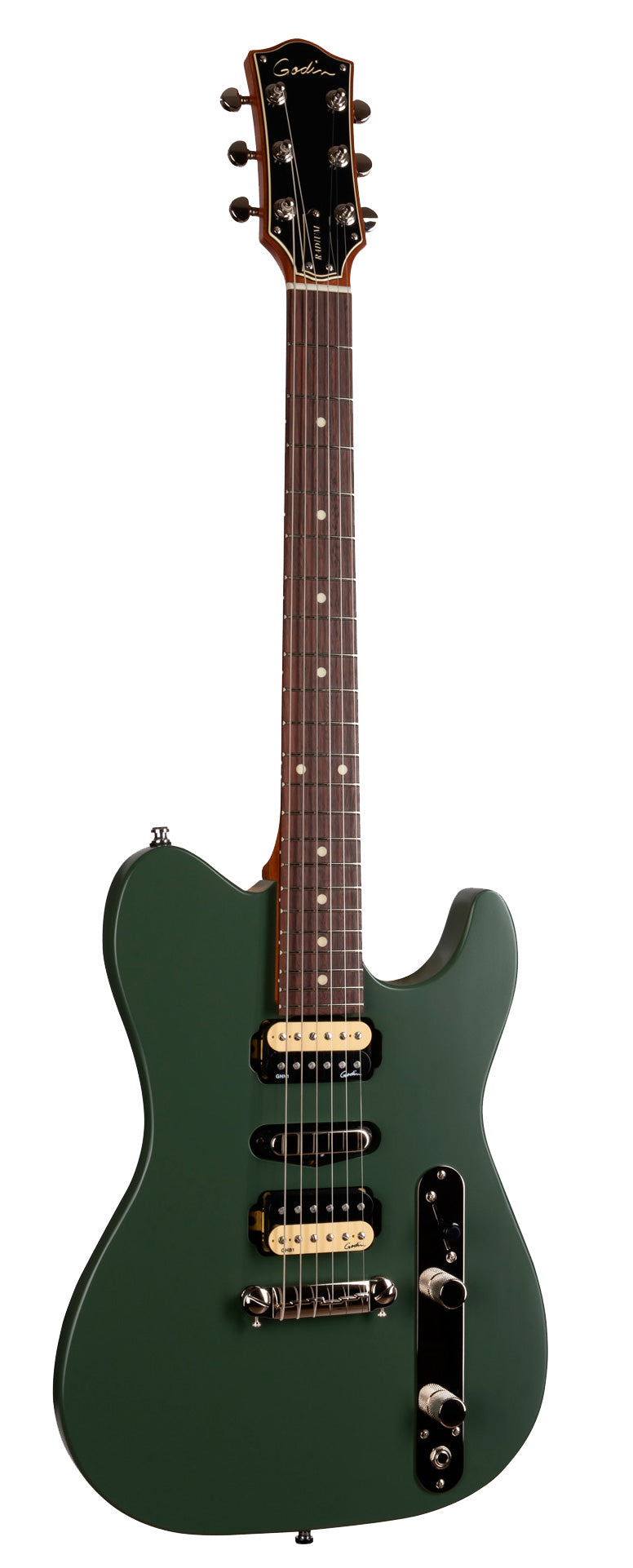 Godin Radium MG RW Guitarra Eléctrica Matte Green 2