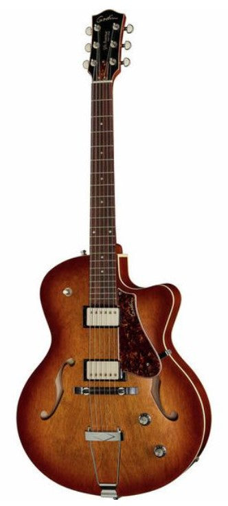 Godin 5Th Avenue CW Kingpin II HB CB Guitarra Eléctrica Cognac Burst 4