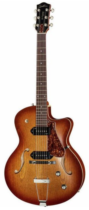 Godin 5Th Avenue CW Kingpin II P90 CB Guitarra Eléctrica Cognac Burst 2