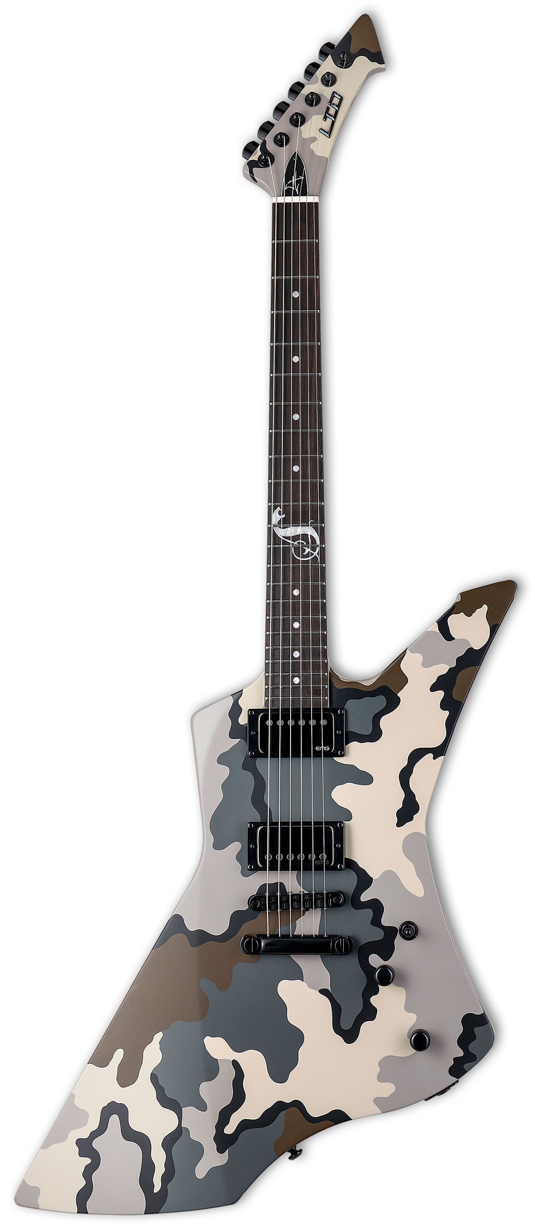 ESP LTD Snakebyte Camo James Hetfield Guitarra Eléctrica Kuiu Camo Satin 1