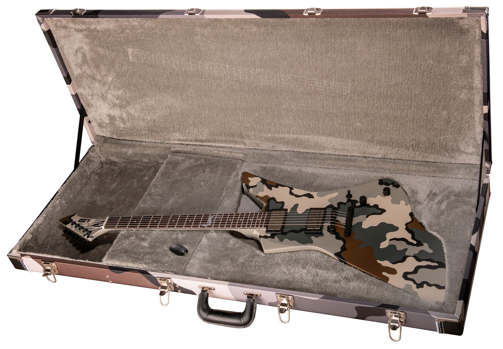 ESP LTD Snakebyte Camo James Hetfield Guitarra Eléctrica Kuiu Camo Satin 5