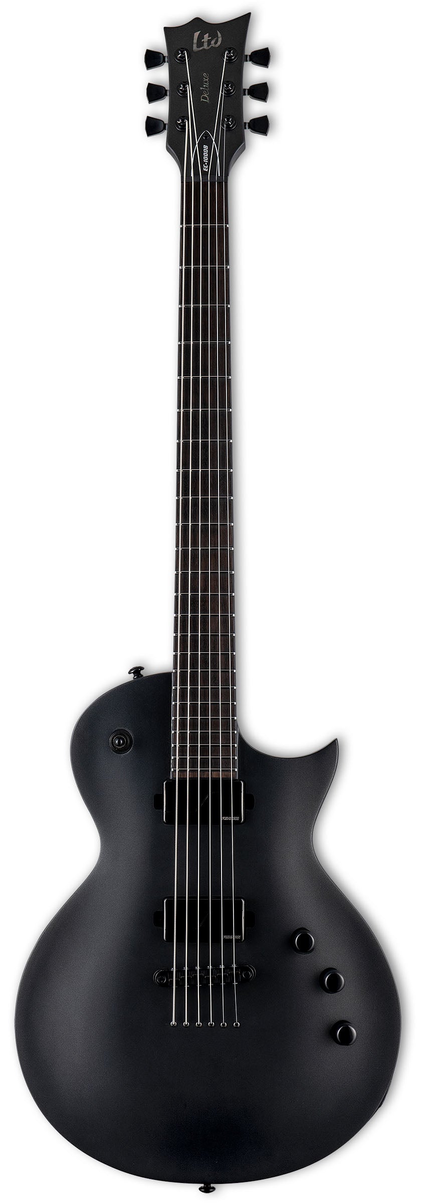 ESP LTD EC1000 Baritone CMS Guitarra Eléctrica Charcoal Metallic Satin 1