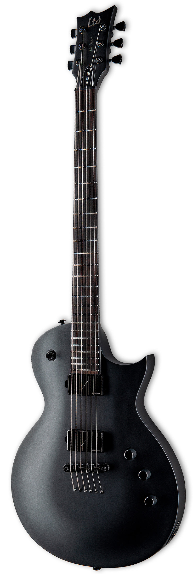 ESP LTD EC1000 Baritone CMS Guitarra Eléctrica Charcoal Metallic Satin 2