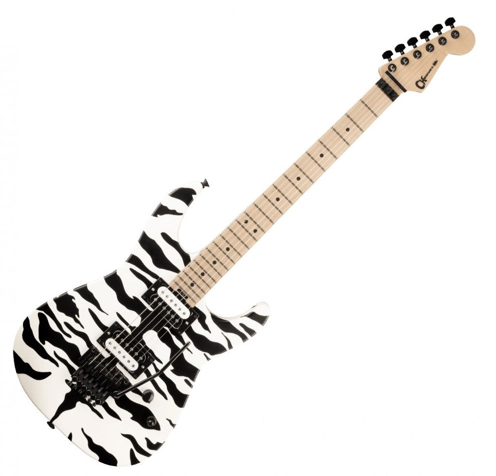 Charvel Satchel Signature Pro-Mod DK22 HH FR MN Guitarra Eléctrica Satin White Bengal 7