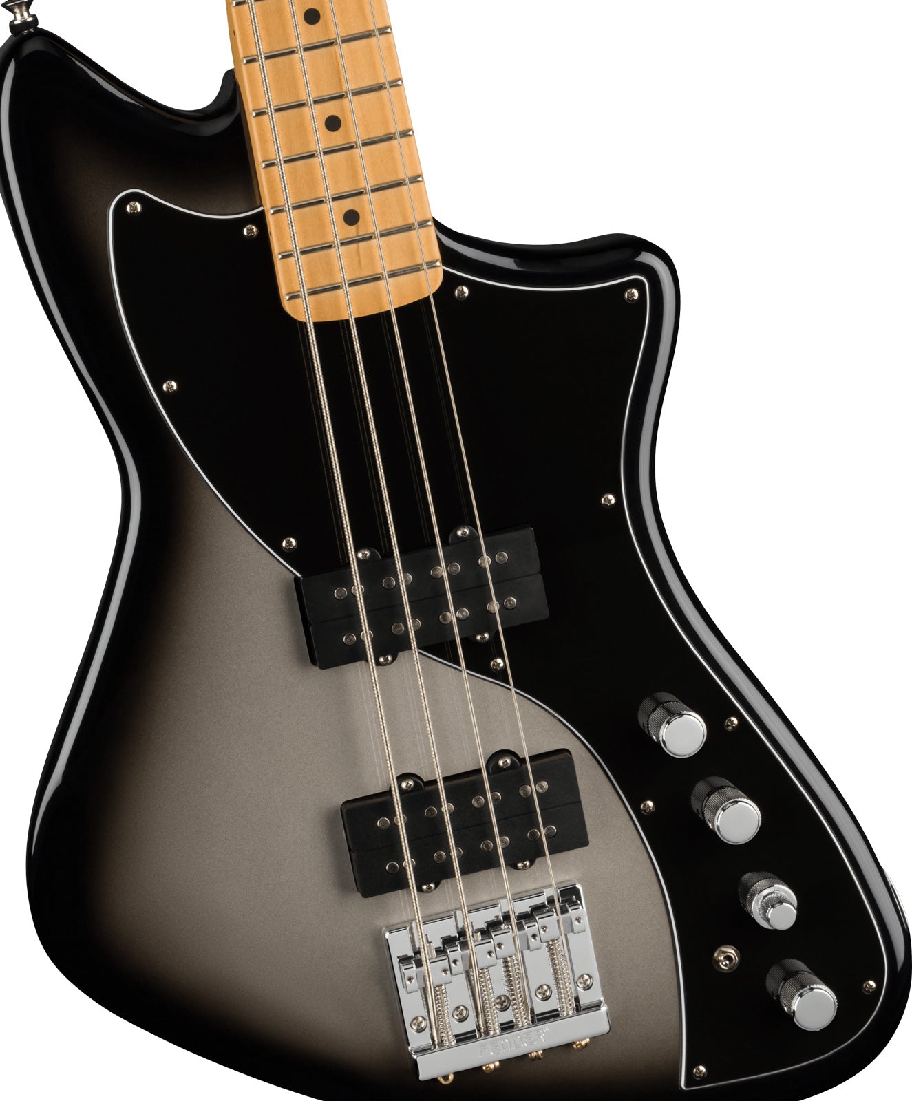 Fender Player Plus Active Meteora Bass MN Bajo Eléctrico Silverburst 4