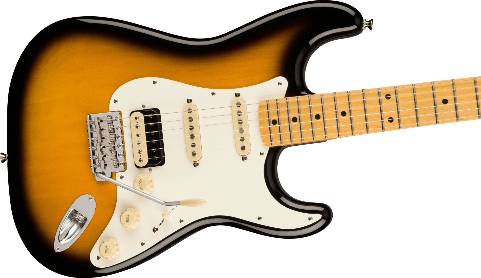 Fender Jv Modified 50S Stratocaster HSS MN Guitarra Eléctrica 2 Colores Sunburst 3