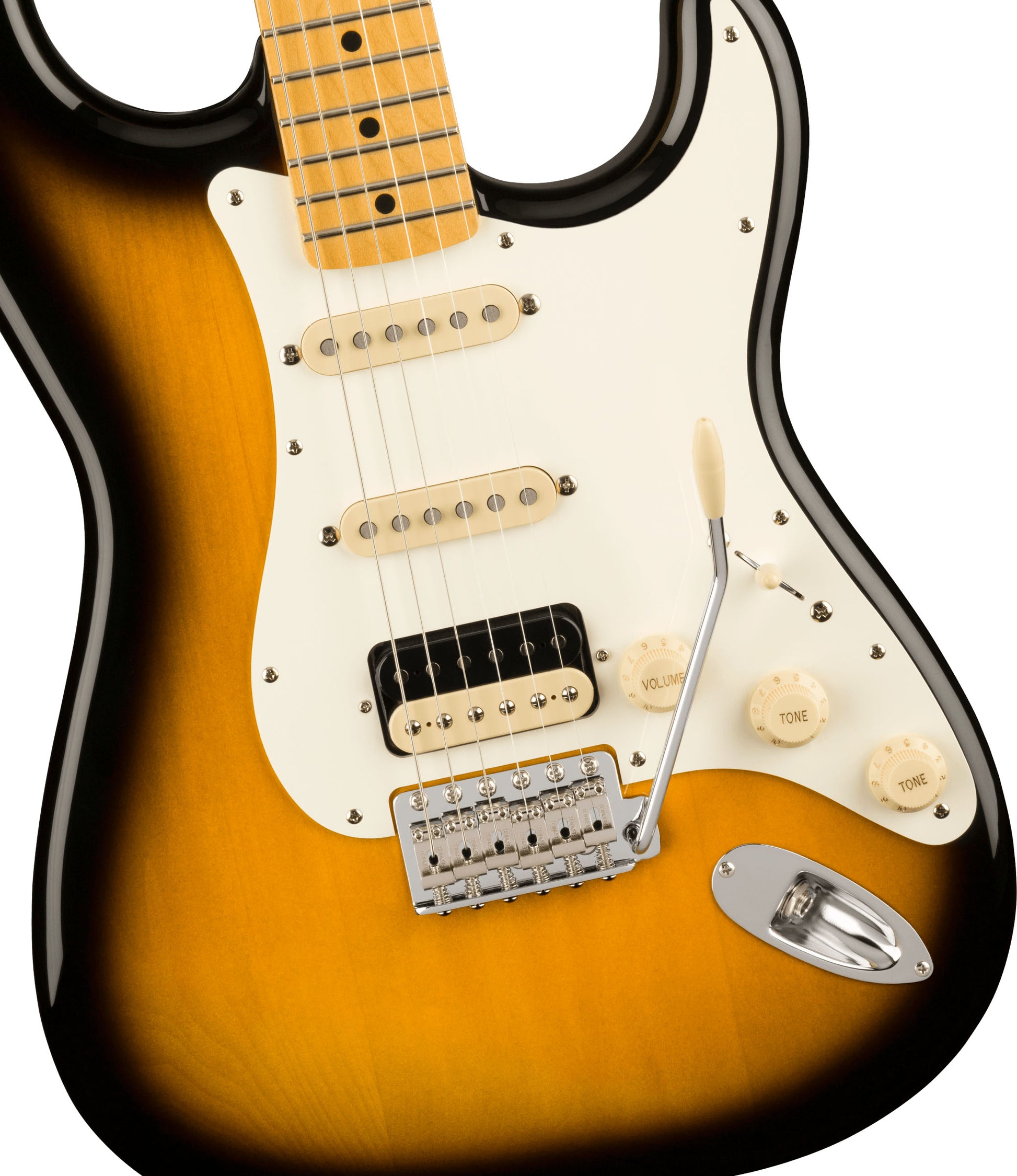 Fender Jv Modified 50S Stratocaster HSS MN Guitarra Eléctrica 2 Colores Sunburst 4