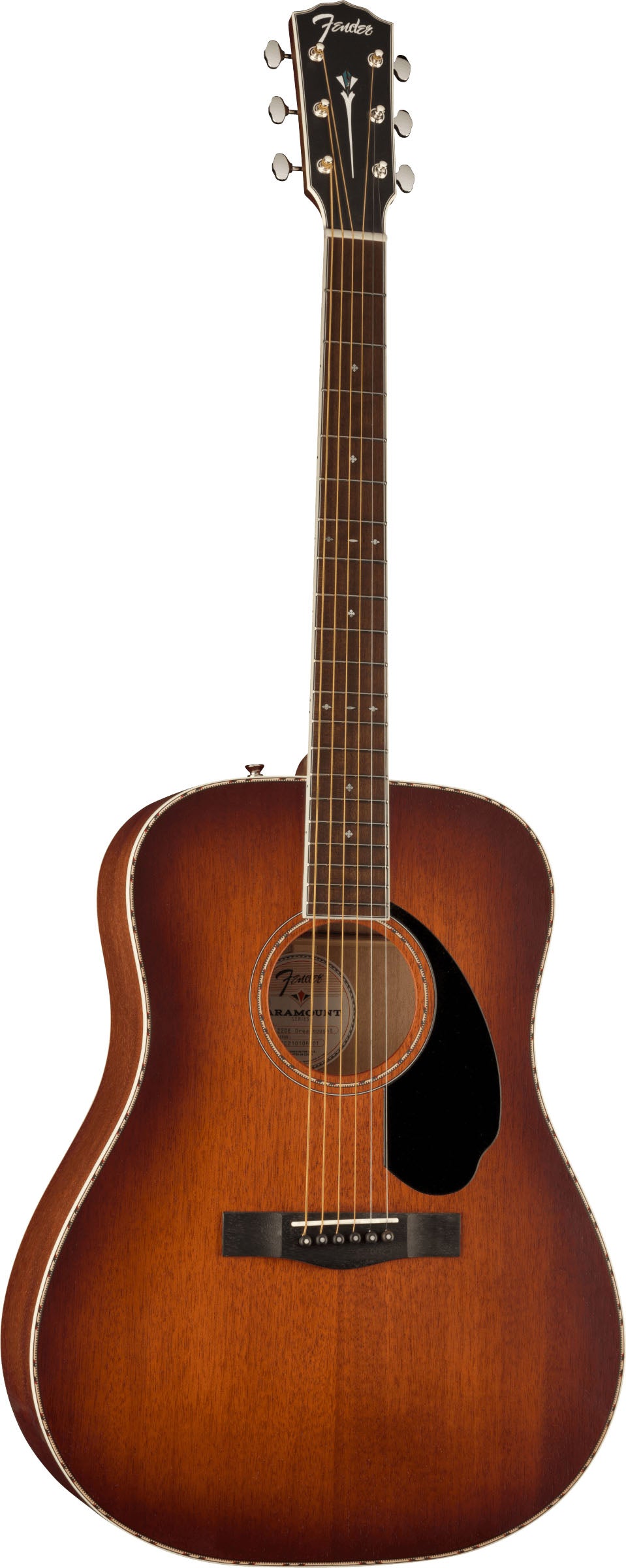 Fender PD220E All Mahogany OV Guitarra Electroacústica Dreadnought Aged Cognac Burst 2