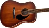 Fender PD220E All Mahogany OV Guitarra Electroacústica Dreadnought Aged Cognac Burst 4