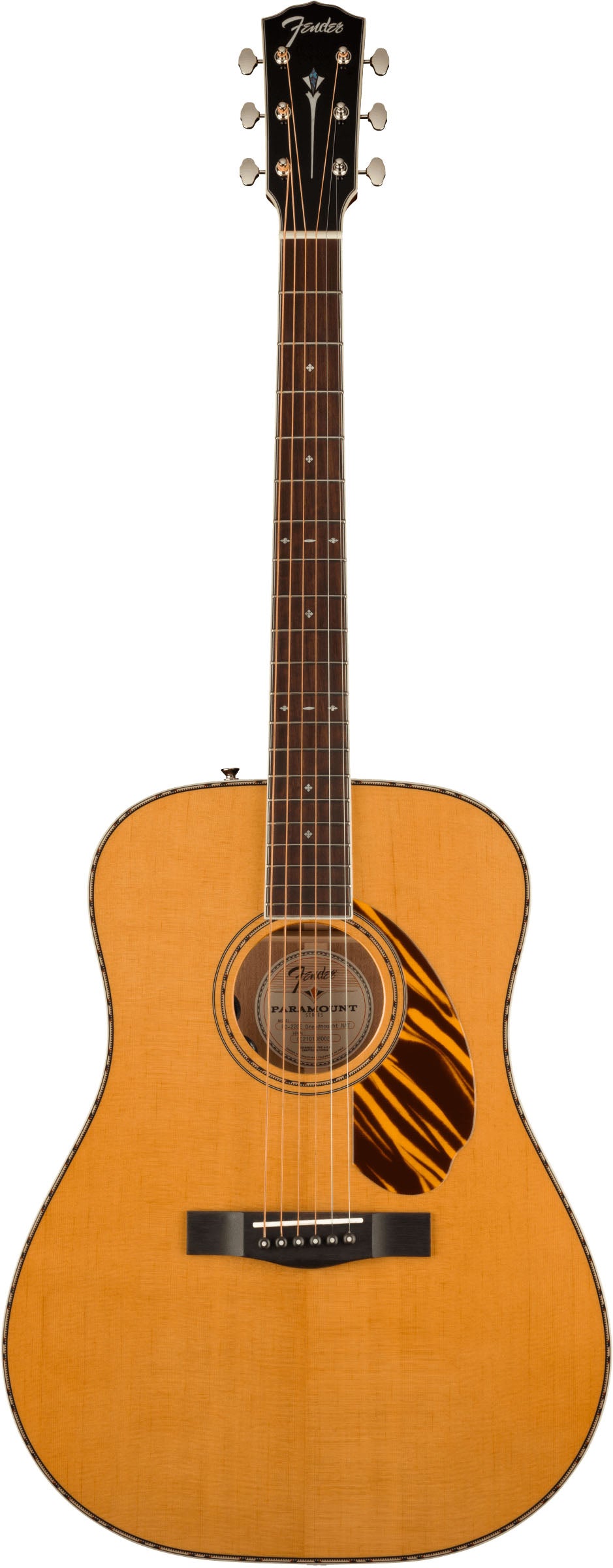 Fender PD220E OV Guitarra Electroacústica Dreadnought Natural 1