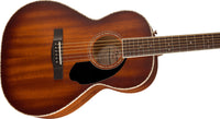 Fender PS220E All Mahogany OV Guitarra Electroacústica Parlor Aged Cognac Burst 4