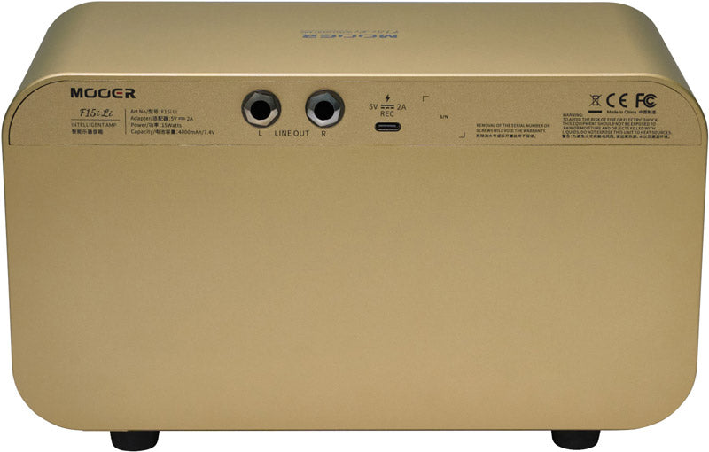 Mooer F15I LI IG Amplificador Guitarra Imperial Gold 4