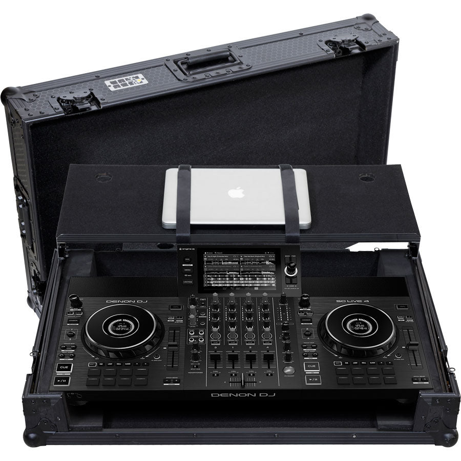 Walkasse WMC-PROSCLIVE4LTSBK Flight Case para Denon DJ SC Live 4 Negro 11