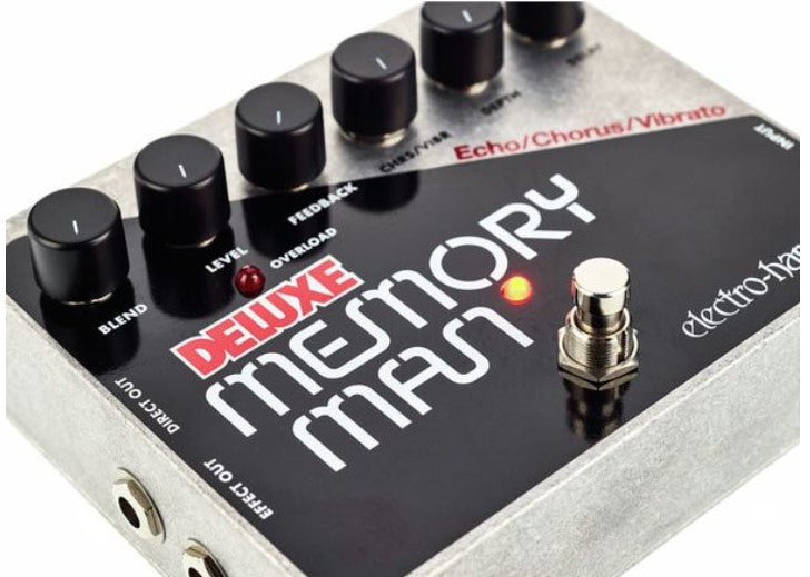 Electro Harmonix Deluxe Memory Man Pedal Delay Chorus Vibrato Analógico 10