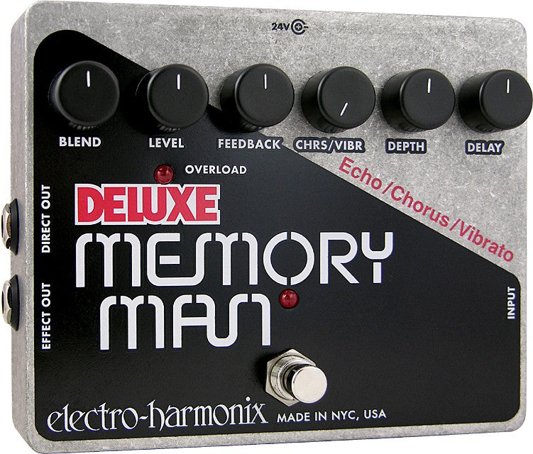 Electro Harmonix Deluxe Memory Man Pedal Delay Chorus Vibrato Analógico 15