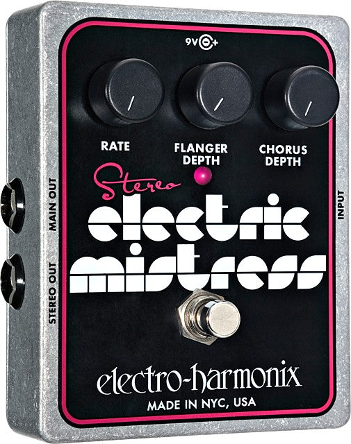 Electro Harmonix Stereo Electric Mistress Pedal Flanger Chorus 8