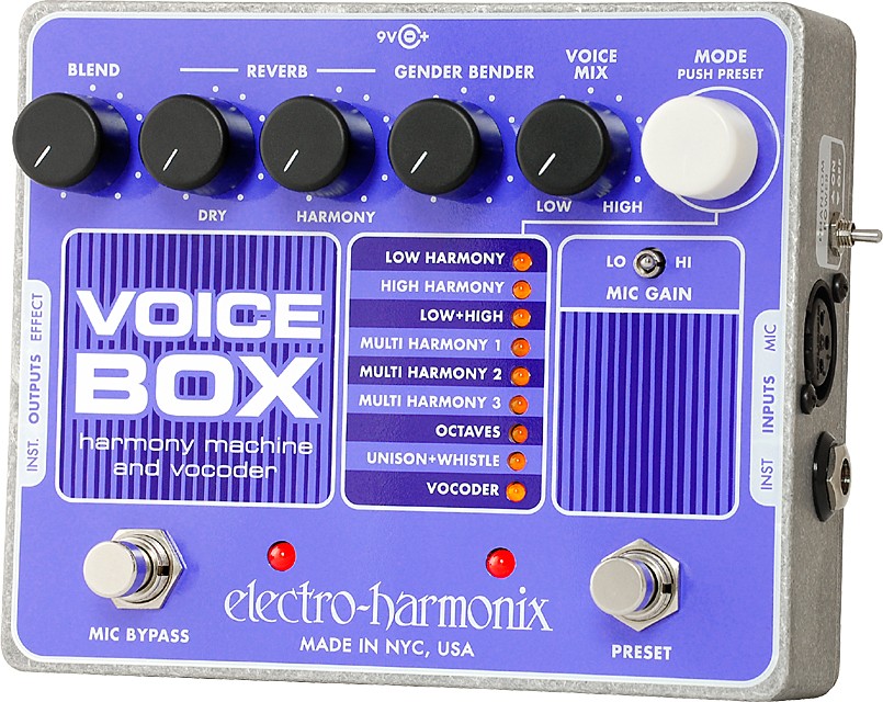 Electro Harmonix Voice Box Pedal Vocoder 10