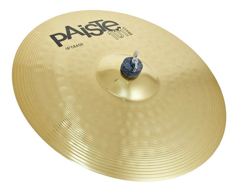 Paiste 16 101 Brass Crash Plato Batería 16 Pulgadas 1