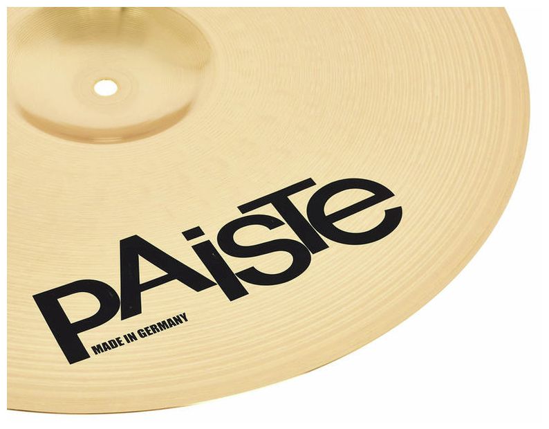 Paiste 18 101 Brass Crash Ride Plato Batería 18 Pulgadas 4