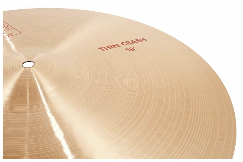 Paiste 2002 Thin Crash Plato Batería 19 Pulgadas 4