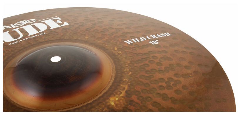 Paiste Rude Wild Crash Plato Batería 18 Pulgadas 4