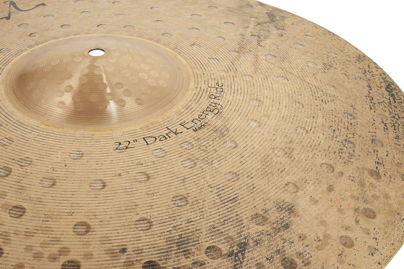 Paiste 22 Signature Dark Energy Ride Mark I Plato Batería 22 Pulgadas 4