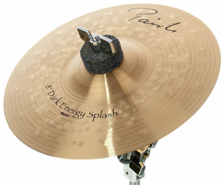 Paiste 08 Signature Dark Energy Splash Mark I Plato Batería 8 Pulgadas 3