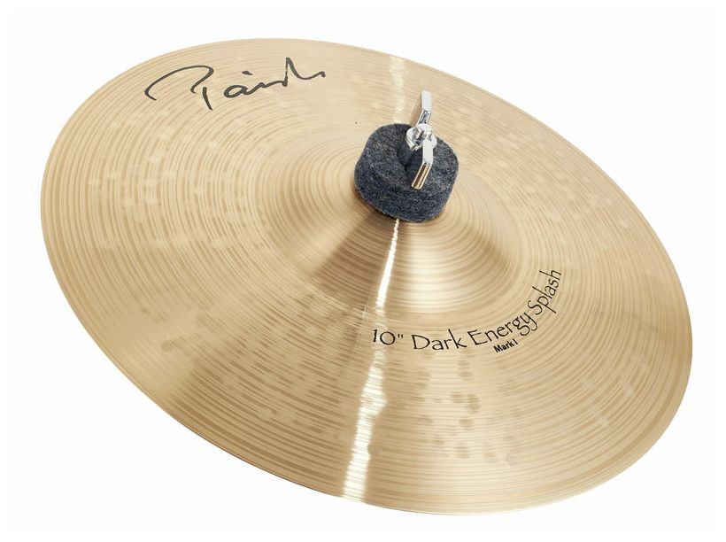 Paiste 10 Signature Dark Energy Splash Mark I Plato Batería 10 Pulgadas 1