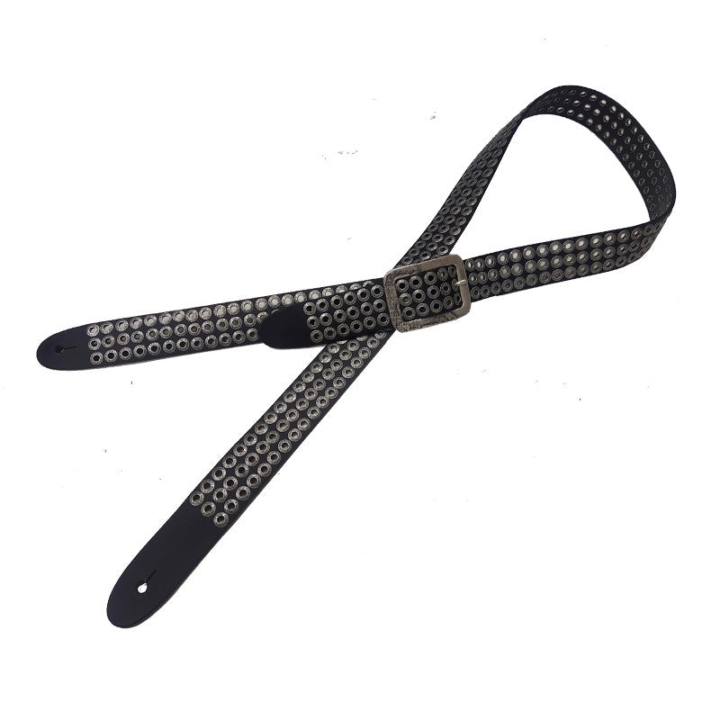 Bourbon Strap Brutale Black Correa Guitarra Negra 1