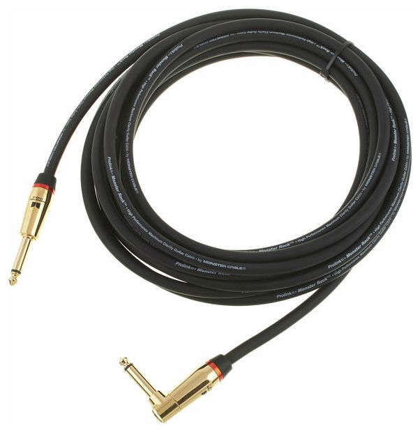 Monster M ROCK2-21A Prolink Rock Cable Instrumento Jack Recto Acodado 6.4 Metros 1