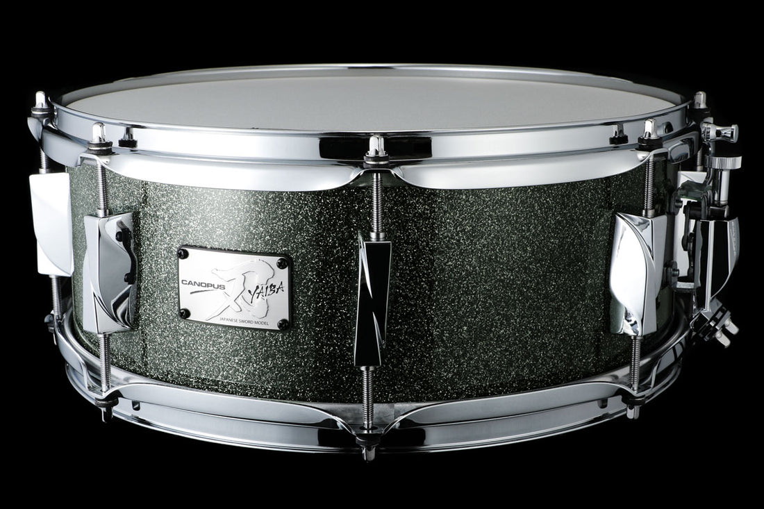 Canopus JSM-1455 GSPKL Yaiba II Maple Caja Batería 14X5.5 Gray Sparkle 1