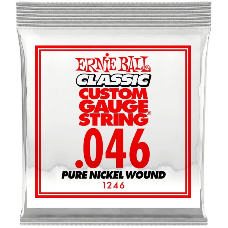 Ernie Ball 1246 Cuerda Eléctrica Slinky Pure Nickel Entorchada 046 1