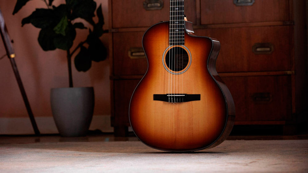 Taylor Sunset Boulevard 214ce-N SEB Guitarra Electroacústica Gran Audiotorio Sunset Edgeburst 9
