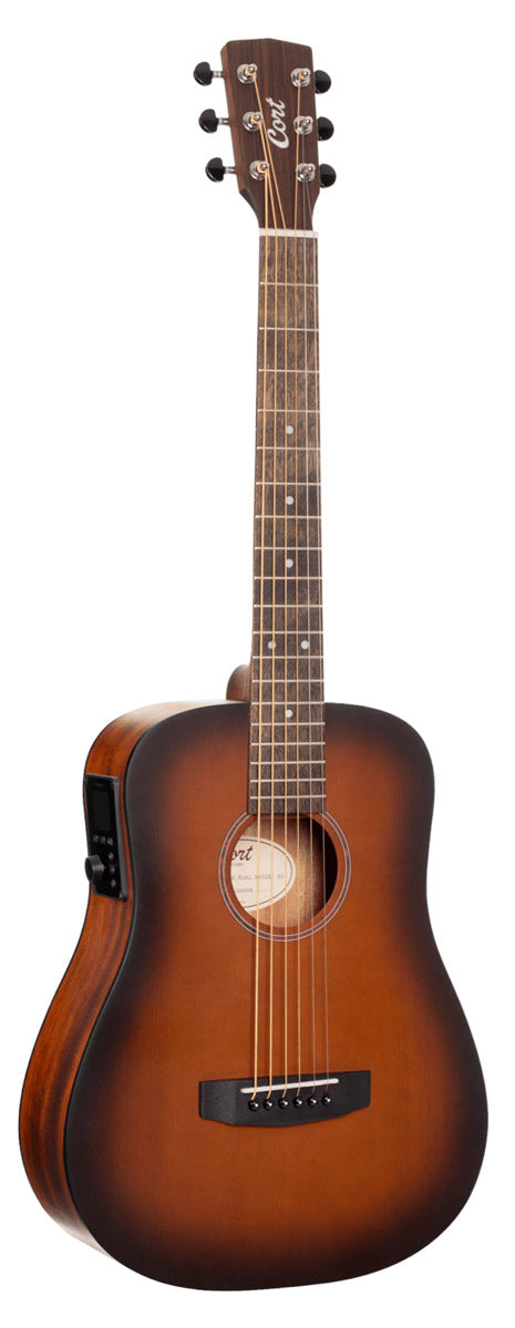 Cort Earth GO OPBB Guitarra Acústica Mini Dreadnought Brown Burst 1