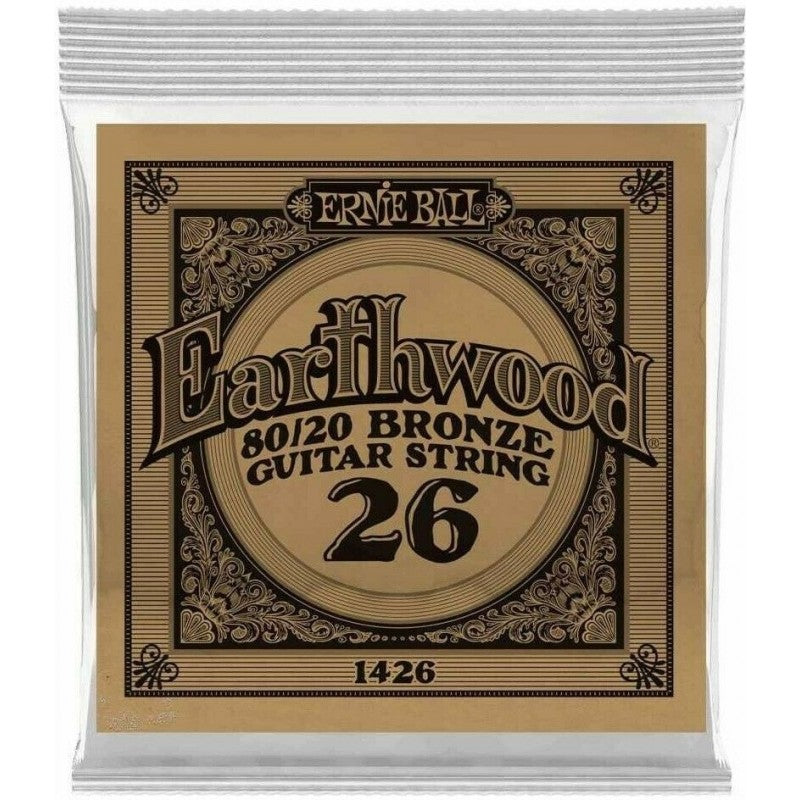 Ernie Ball 1426 Earthwood Bronce 026 Cuerda Guitarra Acústica 1