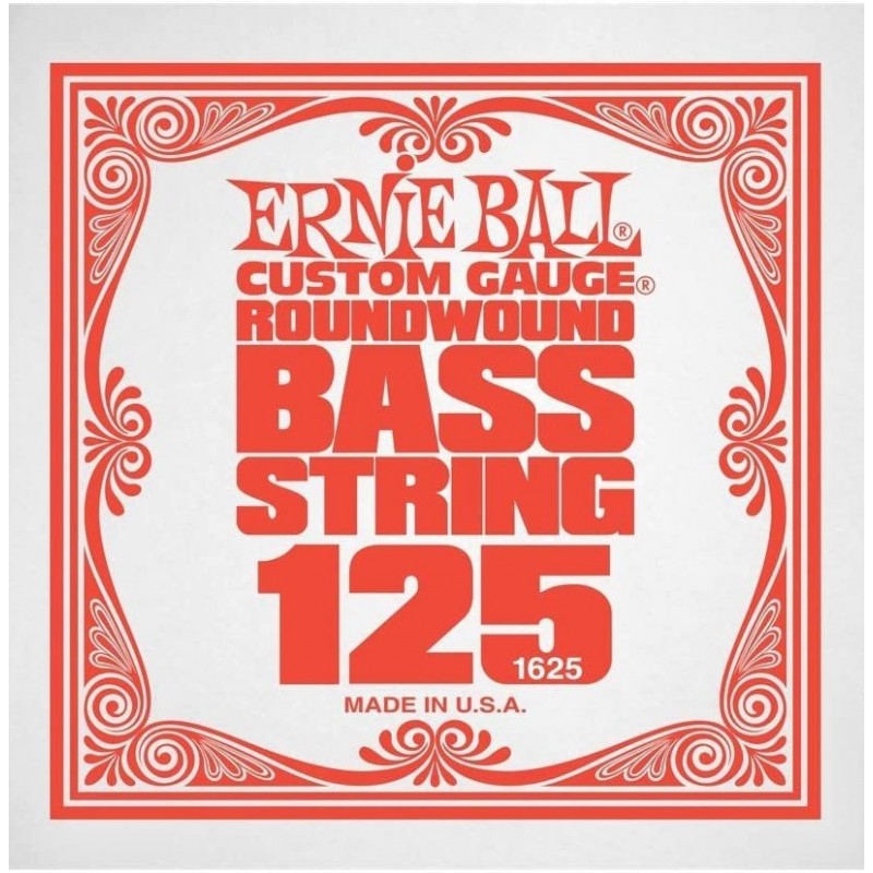 Ernie Ball 1625 Cuerda Bajo Slinky Entorchado Redondo 125 1