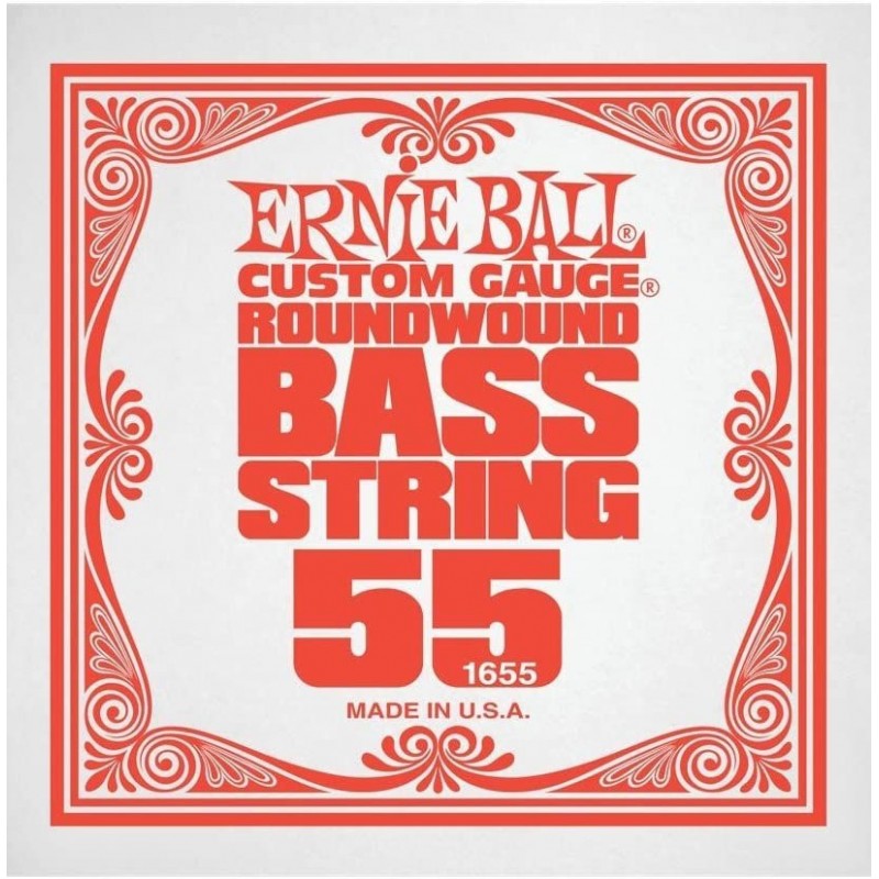 Ernie Ball 1655 Cuerda Bajo Slinky Entorchado Redondo 055 1