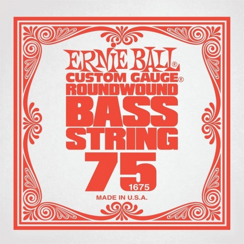 Ernie Ball 1675 Cuerda Bajo Slinky Entorchado Redondo 075 1