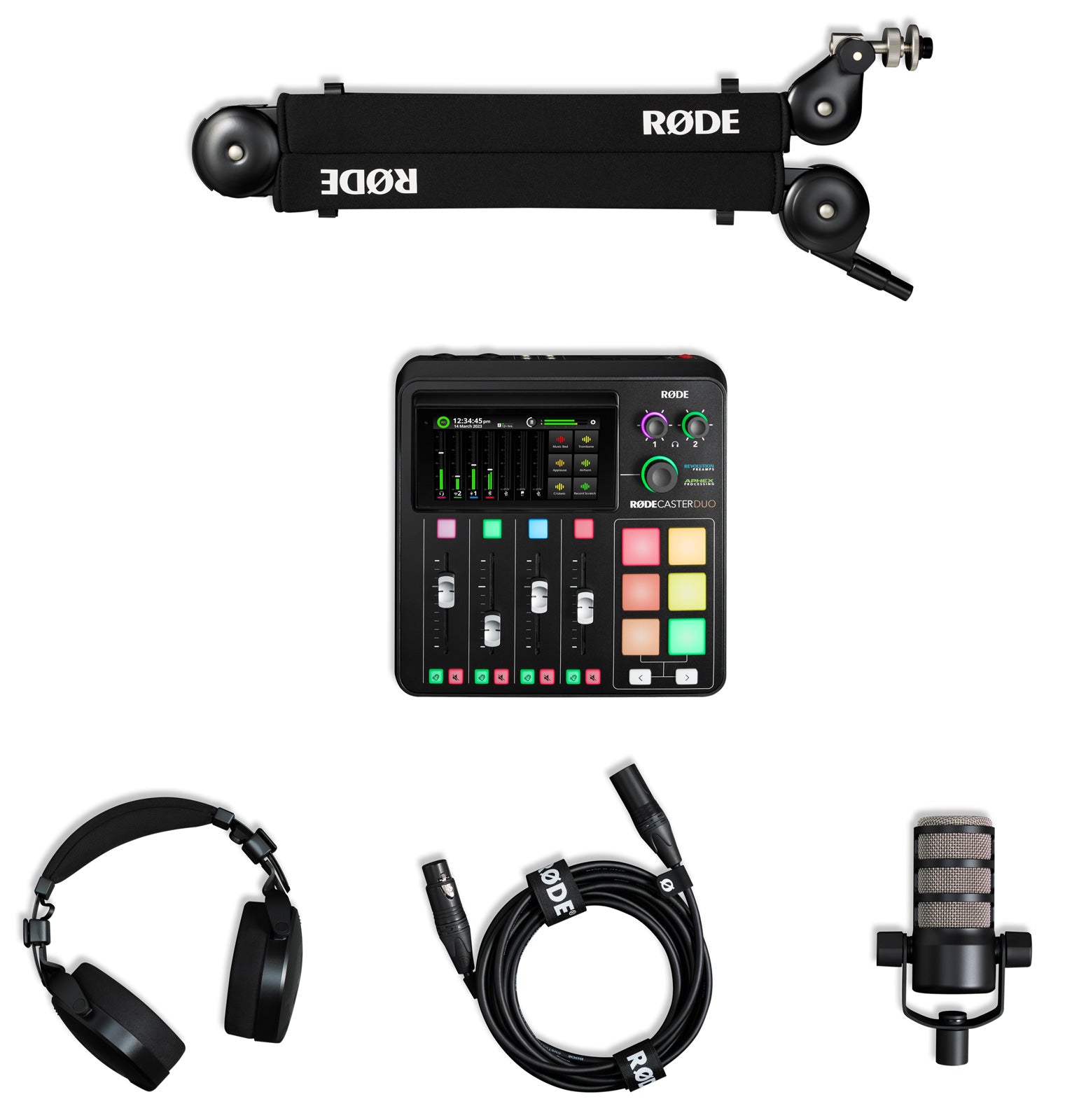 Rode -Pack1- Podcasting Rodecaster Duo para una Persona 1