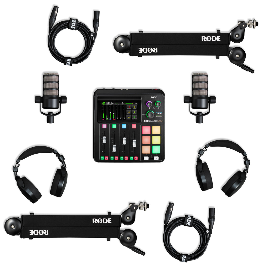 Rode -Pack2- Podcasting Rodecaster Duo para dos Personas 1