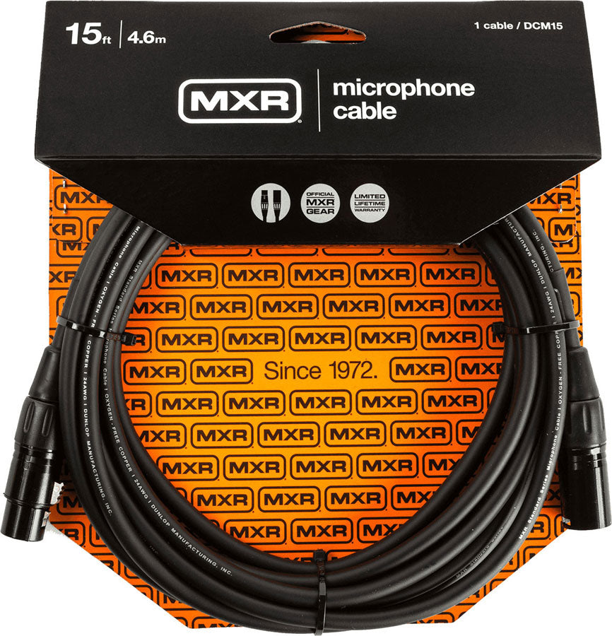 Dunlop MXR DCM15 Cable Micrófono XLR XLR 4.6 Metros 4