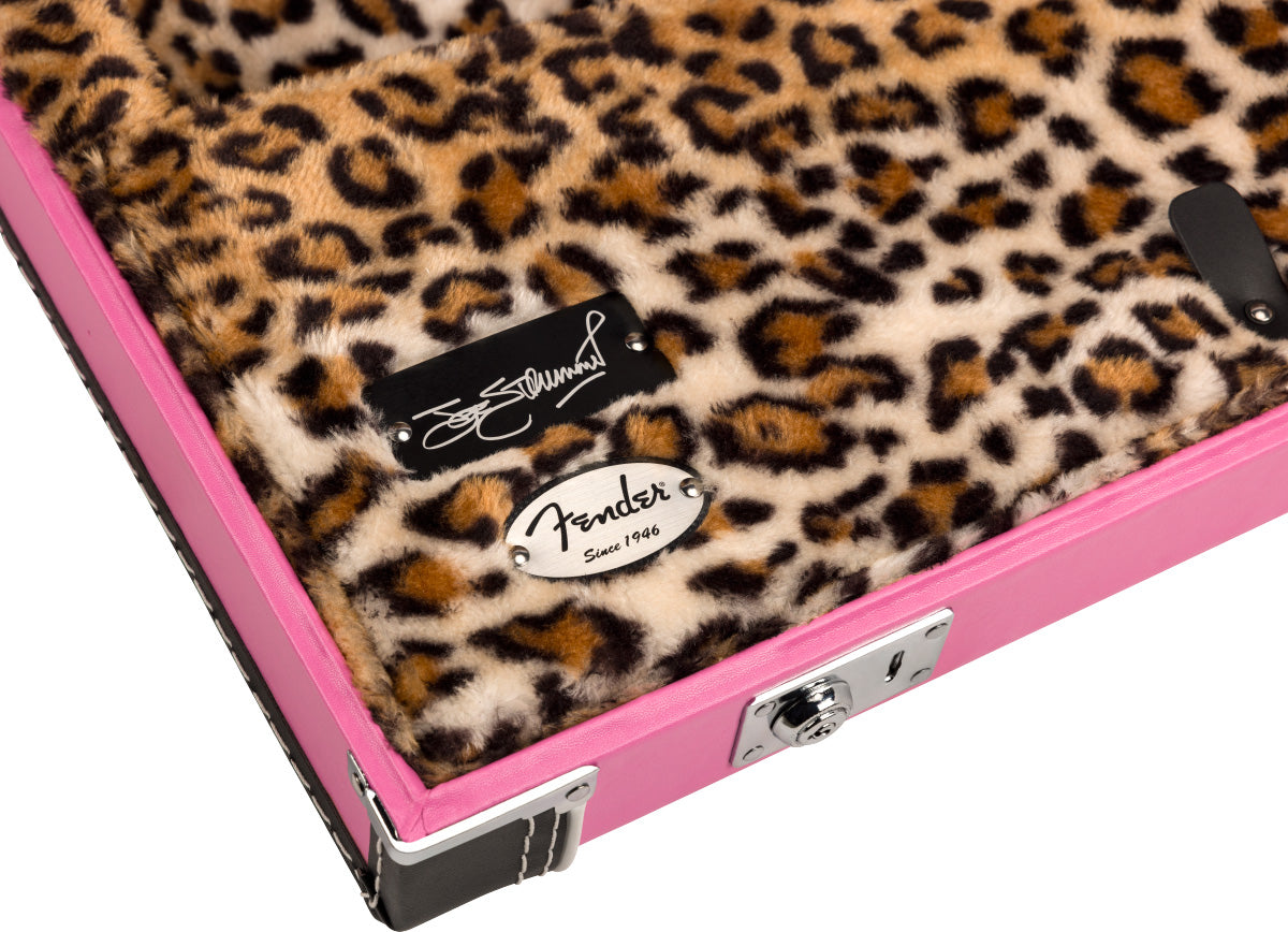 Fender 0996106370 Joe Strummer Estuche para Guitarra Eléctrica Pink Leopard 6