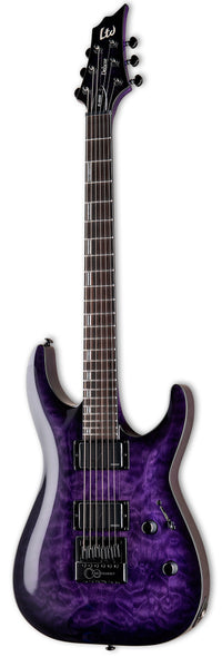 ESP LTD H1000ET STPSB Evertune Guitarra Eléctrica See Thru Purple Sunburst 2