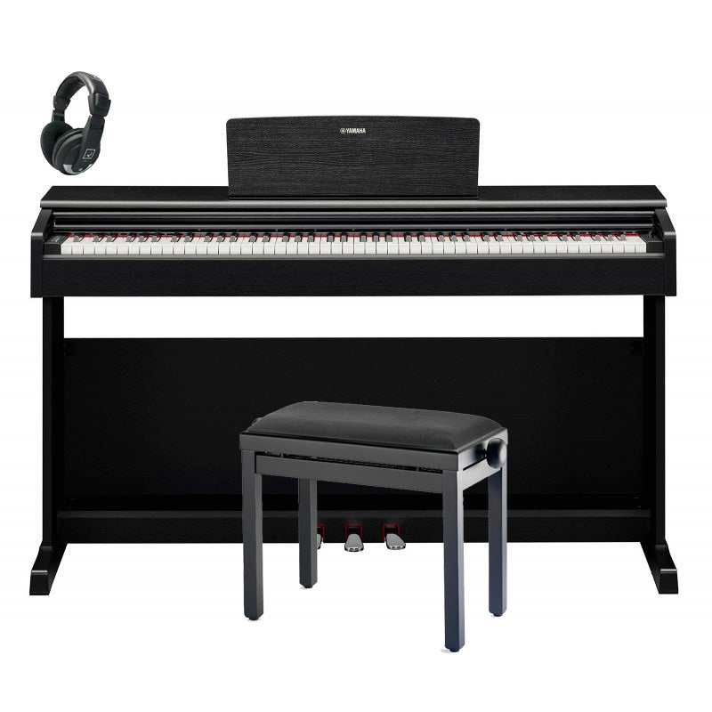 Yamaha -Pack- YDP145B Piano Digital Arius Negro + Banqueta y Auriculares 1