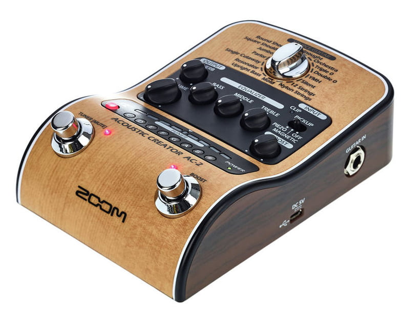 Zoom AC2 Acoustic Creator Pedal Guitarra Acústica 5