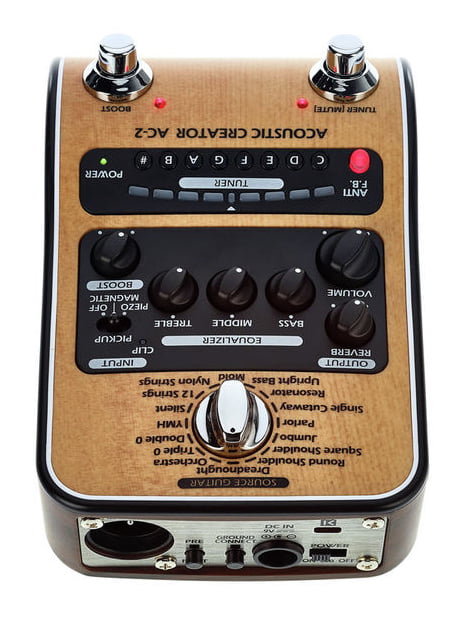 Zoom AC2 Acoustic Creator Pedal Guitarra Acústica 6