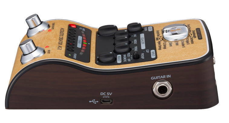 Zoom AC2 Acoustic Creator Pedal Guitarra Acústica 10