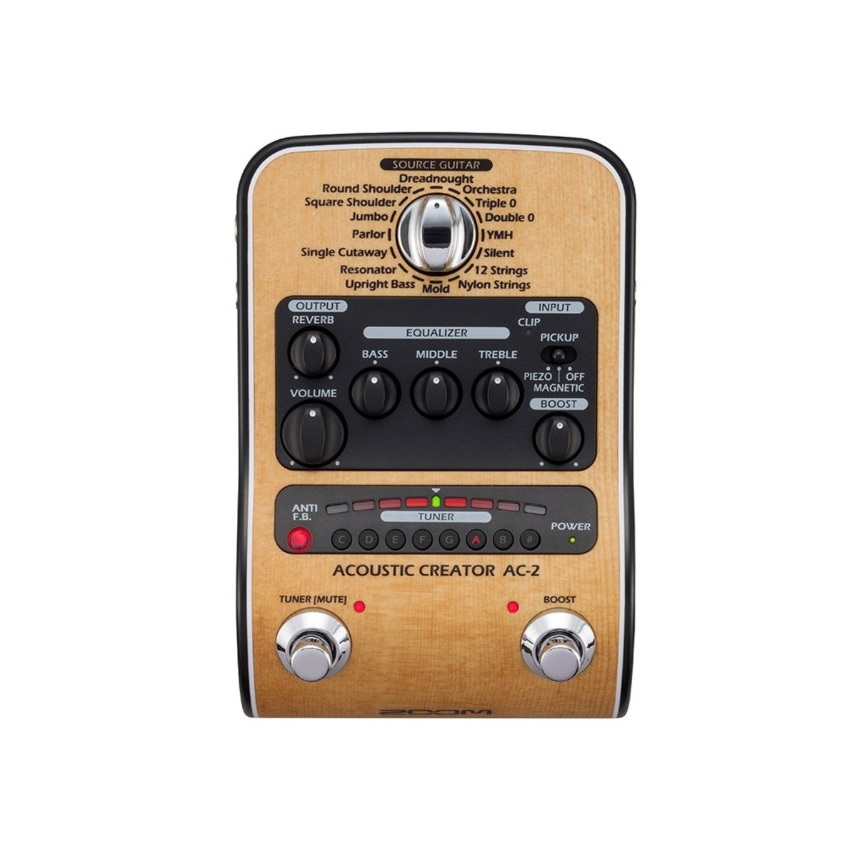 Zoom AC2 Acoustic Creator Pedal Guitarra Acústica 16