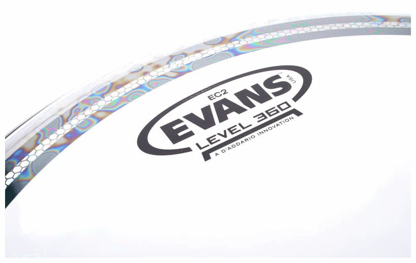 Evans ETPEC2SCLRF Clear Fusion Set de Parches de 2 Capas 3