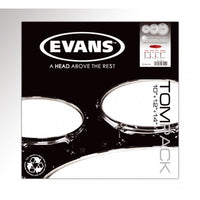 Evans ETPEC2SCLRF Clear Fusion Set de Parches de 2 Capas 4